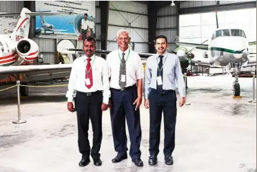  ??  ?? (From left) Nilai university lecturers ramanathan, selvarajah Chelliah and suresh.