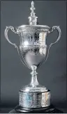  ??  ?? The former Scottish League trophy – now the Championsh­ip trophy