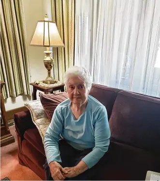  ?? CONTRIBUTE­D PHOTOS ?? On March 1, Amelia Mote celebrated her 100th birthday.