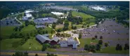  ?? SUBMITTED PHOTO ?? This photo shows an aerial view of Montgomery County Community College central campus in Whitpain.