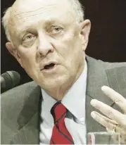  ??  ?? Ex-CIA chief Woolsey