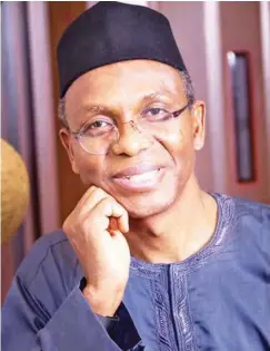  ??  ?? Governor Nasir El-Rufai of Kaduna State