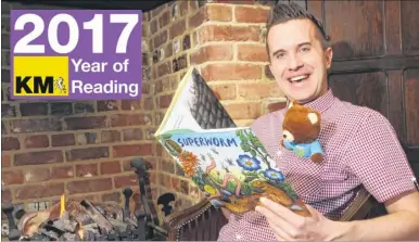  ??  ?? Phil Gallagher. Mister Maker from the CBeebies television children show has agreed to read a story to the school winning one of the Buster’s Book Club challenges