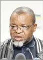  ?? PHOTO: SIMPHIWE MBOKAZI (ANA) ?? Minister Gwede Mantashe has accused Implats of negotiatin­g in bad faith.