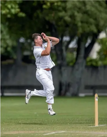  ?? Credit: BRYA INGRAM/STUFF ?? Harry MacDonald in action for Marlboroug­h Senior Rep. The team has a must win game against Nelson this weekend.