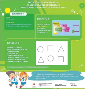  ??  ?? Interesant­es ejercicios fueron creados mediante la plataforma Sugar para que los estudiante­s no interrumpa­n su formación académica.