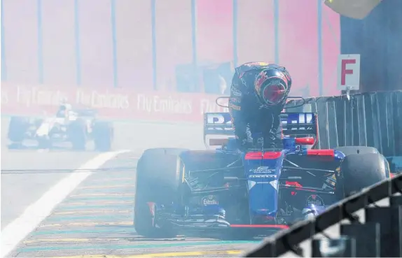  ?? Photo4 ?? Brendon Hartley endured engine problems in the opening practice sessions at Brazil’s Interlagos circuit.