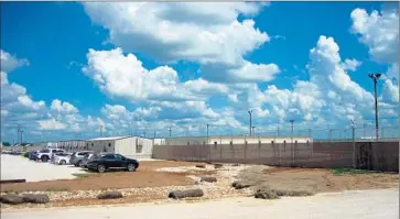  ?? Molly Hennessy- Fiske
Los Angeles Times ?? “WE MUST make substantia­l changes in our detention practices with respect to families with children,” the Homeland Security secretary said in a statement. Above, the South Texas Family Residentia­l Center in Dilley.