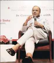  ?? Prem Nath Pandey ?? Finance Minister Arun Jaitley in New Delhi on Wednesday.