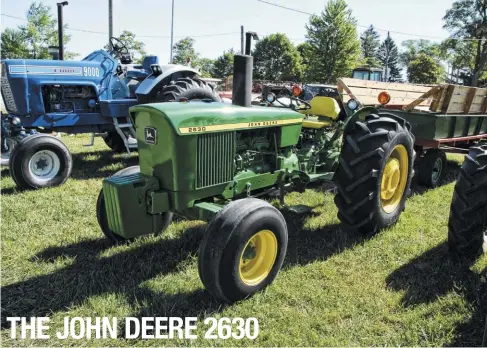  ??  ?? Samantha Tauber’s
2630 was spotted at the Threshers Reunion Event in Wauseon in 2017 and it’s an excellent example. It’s equipped with front and rear weights and looks ready to work ground, or drag a sled at a tractor pull. It’s the 2630A model, without the Power Shift or reverser. It has the Live PTO option, apparently as did most of them. This one has clamshell fenders but some are seen with a full fenders.