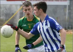  ??  ?? Top scorer Thomas O’Connor contemplat­ing his options.