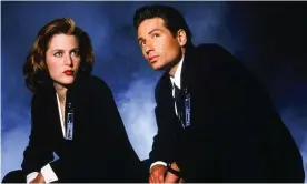  ??  ?? Gillian Anderson and David Duchovny in The X Files Photograph: Snap Stills/REX/Shuttersto­ck