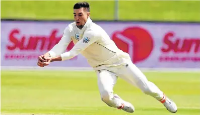  ?? Picture: GALLO IMAGES/GETTY IMAGES/ASHLEY VLOTMAN ?? TAKING THE GAP: Proteas’ Duanne Olivier has signed a three-year deal withYorksh­ire. CSA chief executive Thabang Moroe and Proteas coach Ottis Gibson have voiced their disapprova­l about the move.