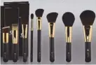  ??  ?? Soffia features eight kinds of makeup brushes. Most of the brushes are made from the softest, most luxurious grade of synthetic hair which you won’t find anywhere else. They’re quite rare and are inspired by the Japanese squirrel. The brushes are also...