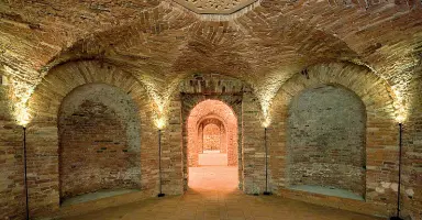  ??  ?? Scrigno Un interno di Palazzo Thiene, opera di Andrea Palladio e monumento Unesco, già sede storica di Bpvi