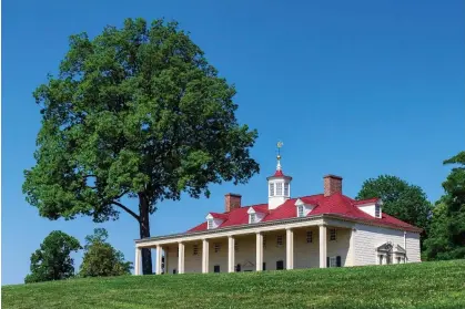  ?? Photograph: Loop Images/Universal Images Group via Getty Images ?? Two glass bottles containing ancient cherries were discovered at George Washington’s estate in Mount Vernon, Virginia.