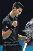  ?? STEFAN WEMUTH / REUTERS ?? Djokovic, 13 triunfos en el O2