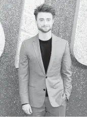  ?? TIM P. WHITBY/GETTY ?? Daniel Radcliffe, who plays Abigail Fairfax in “The Lost City,” attends a screening in London.