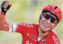  ?? EFE ?? Nairo Quintana se enfrentará hoy con varias de las grandes estrellas del ciclismo mundial. Además, probará el estado de sus rodillas.