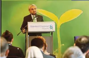  ?? PIC BY EIZAIRI SHAMSUDIN ?? Standard Chartered Bank Malaysia says Ali Allawala is the best person to helm Saadiq franchise in Malaysia.