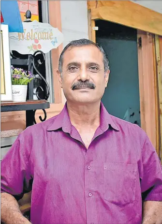  ?? Picture: BALJEET SINGH ?? Hafizul Rahiman at his South Seas Aamira Restaurant in Lautoka.