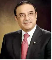  ??  ?? Asif Ali Zardari -President
