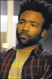  ?? Quantrell D. Colbert FX ?? Donald Glover, who portrays Earnest Marks in “Atlanta,” is nominated for an Emmy for actor in a comedy series.