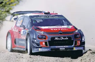  ??  ?? Sebastien Loeb
va a 7,2 segundos detrás del líder.