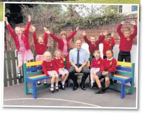  ??  ?? St John’s C E school in Crossens were judged as outstandin­g, top, in all aspects of school life from their ‘amazing’ work in the community to the ‘wonderful’ care of all pupils, above