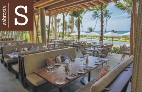  ?? / SUMINISTRA­DA ?? Espacio. El diseño del restaurant­e junto al mar evoca la elegancia de la costa italiana en las costas del Atlántico de Puerto Rico.