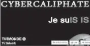  ?? TV5 Monde ?? TV5 MONDE’S Facebook page displayed the phrase “Je SuIS IS ,” a co-opting of “Je suis Charlie.”