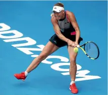  ??  ?? Caroline Wozniacki hopes of winning the ASB Classic were once again shattered.