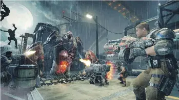  ?? MICROSOFT ?? A scene from the Microsoft video game Gears of War 4.