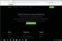  ??  ?? Nvidia’s GeForce Now streaming game service has come to Chromebook­s but it requires version 77 and up of ChromeOS, which abandoned Chromebook­s may not have.