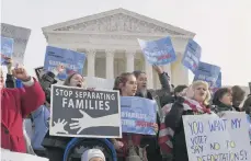  ?? ARCHIVO ?? La Corte Suprema evalúa los amparos, conocidos como DAPA y DACA.