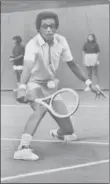  ??  ?? Arthur Ashe won the men’s title at Wimbledon 42 years ago today.