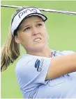  ??  ?? Brooke Henderson finished tied for seventh at the latest LPGA Tour stop.