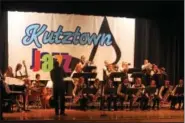  ??  ?? Kutztown Middle School Jazz Band performs at Kutztown Jazz Festival on March 18.
