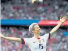  ?? [ AFP] ?? Chefin im US-Team: Megan Rapinoe.