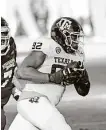  ?? Rogelio V. Solis / Associated Press ?? A&M defensive lineman Jayden Peevy is among several seniors taking advantage of an extra year of eligibilit­y.
