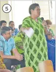  ?? 5. Magodro Secondary School principal Alumita Ciwanacagi raises her concern during the meeting yesterday. Picture: BALJEET SINGH ??