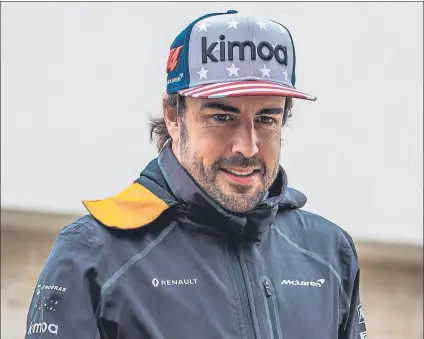  ?? FOTO: EFE ?? Alonso sigue sin anunciar su programa para 2019 pero rechazó la opción de hacer la Indy al completo el próximo año