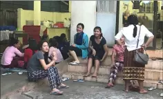  ??  ?? Women at shelter for victims of traffickin­g in Vientiane, Laos, Oct. 15. — Thomson Reuters Foundation/Rina Chandran