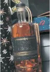 ??  ?? Tawse Canadian Whisky has been aged three years in American oak.