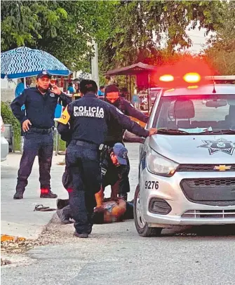  ?? /RAFAEL MARTÍNEZ/ CORRESPONS­AL ?? Victoria Salazar fue asesinada por policías de Tulum