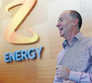  ??  ?? ‘‘It is the most exciting and the most scary thing I’ve ever done,’’ Z Energy chief executive Mike Bennetts said.