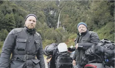  ??  ?? Charley Boorman, main left, with Ewan Mcgregor in Long Way Up; the duo on their adventures, above and right