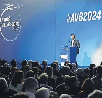  ?? ?? André Villas-Boas apresentou candidatur­a à presidênci­a portista na última semana
