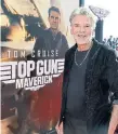  ?? KEVIN WINTER GETTY IMAGES
FOR PARAMOUNT PICTURES ?? The original “Top Gun” came at a time when a blockbuste­r could spawn multiple hits, as it did for Kenny Loggins, shown this month at the “Top Gun: Maverick” premiere, and his song “Danger Zone.”