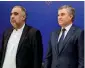  ?? AFP ?? National Assembly Speaker Asad Qaiser and Russian State Duma Chairman Vyacheslav Volodin pose for a picture at the 2nd Speaker’s Conference in Tehran. —